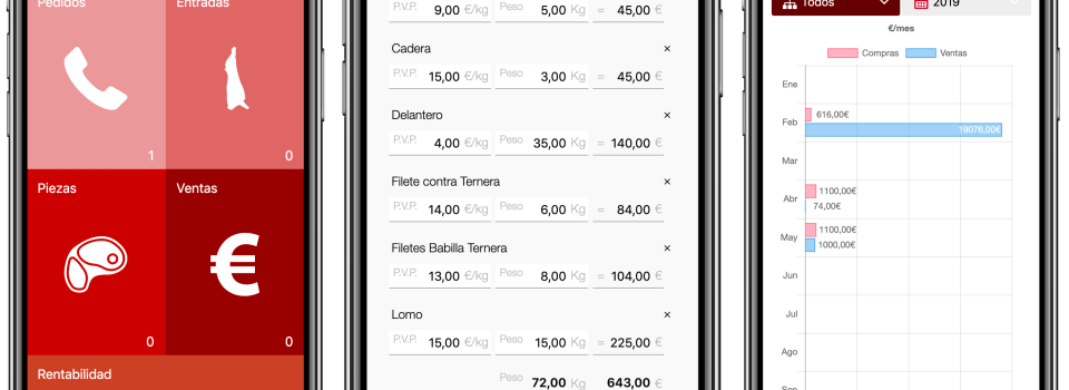 App de gestión de carnicería: Carnicea